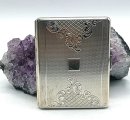 Antikes Jugendstil Zigarettenetui versilbert Floral WMF...