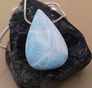 Edler, moderner Larimar Anhänger an 925 Silber...