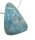 Edler, moderner Larimar Anhänger an 925 Silber Schlangenkette