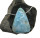 Edler, moderner Larimar Anhänger an 925 Silber Schlangenkette