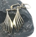 Feine  Gold Ohrringe Ohrhänger aus den 80ern