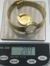 Luxus 585 Gold Damen Armbanduhr Provita Swiss 17 Rubis - 60er