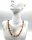 Lange bunte ART DECO Bernstein Collier Kette um 1930