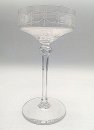 4er Set Jugendstil Kristall Cocktail Schalen um 1900