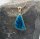 Unglaublicher Atacama Opal gefaßt in Silber vergoldet Collier