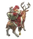 Goebel - Fitz and Floyd Cardinal Christmas - Santa mit Rentier