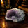 Naturbelassene Amethyst-Geode aus Basalt – Wunderkammer (590g)
