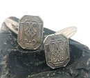 Edle ART DECO Manschettenknöpfe aus 800 Silber -...
