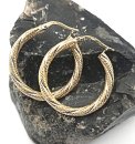 585 Gold Ohrringe Ohrhänger Creolen aus den 80ern