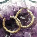 585 Gold Ohrringe Ohrhänger Creolen aus den 80ern
