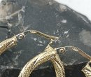 585 Gold Ohrringe Ohrhänger Creolen aus den 80ern