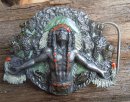 Vintage Buckle Gürtelschnalle  native American USA...