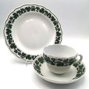 Meissen Kaffee Set Voller grüner Weinkranz mit...