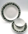 Meissen Kaffee Set Voller grüner Weinkranz mit...