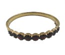 Art déco Damen Armbandreif mit böhmischen...