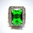 Party Fingers - Green Poison Cocktail Ring