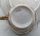 3tlg.Kaffetassen Set weiß mit Goldrand um 1900