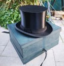 Antiker Seiden Glanz Zylinder um 1920 HG 58,5  Chapeau...