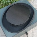 Antiker Seiden Glanz Zylinder um 1920 HG 58,5  Chapeau Claque Klapphut