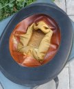 Antiker Seiden Glanz Zylinder um 1920 HG 58,5  Chapeau Claque Klapphut