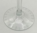 Antikglas Weinglas aus den 50er Jahren handgeschliffen blau