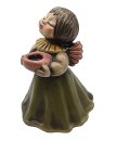 Bozener Engel grün Weihnachtsengel Kerzenhalter Thun 16 cm