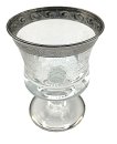 Glamouröse Murano Medici Platinrandgläser