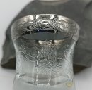 Glamouröse Murano Medici Platinrandgläser