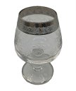 Glamouröse Murano Medici Platinrandgläser