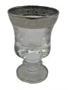 Glamouröse Murano Medici Platinrandgläser