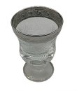 Glamouröse Murano Medici Platinrandgläser