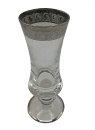 Glamouröse Murano Medici Platinrandgläser