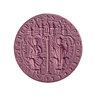 Porzellan Siegel Hochstift Meissen 1968 Böttger Steinzeug