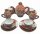 Japan / Nippon Teeservice mit Drachen und Geisha