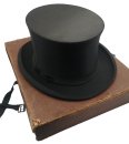 Antiker Seiden Glanz Zylinder um 1920 HG 57,5  Chapeau...