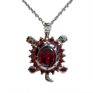 SAMIRA - Schildkrt Collier Anhnger  verschiedene Farben