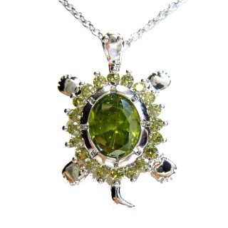 SAMIRA - Schildkrt Collier Anhnger  verschiedene Farben