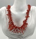 Vintage  Astkorallen Collier rot  30er Jahre  (2)
