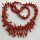 Vintage  Astkorallen Collier rot  30er Jahre  (2)