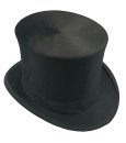 Antiker Felbel Seidenglanz Zylinder (ca. 1930) HG55...