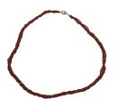 Vintage Korallen Collier rot  mit 585 Goldverschluß