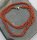 Vintage Korallen Collier rot  mit 585 Goldverschluß