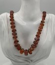 Baltische ART DECO Bernstein Collier Kette um 1925...
