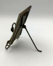 Jugendstil Tischbilderhalter mit Veilchen Dekor und Foto