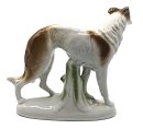 Porzellan Windhund / Barsoi  Fasold & Stauch aus Thüringen um 1925
