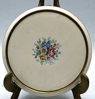 Vintage Krautheim Porzellan Kannenuntersetzer "de Rose"