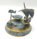 Bezauberndes Segelschiff Aschenbecher 60er Jahre