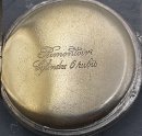 Silber Herren Taschenuhr  ca.1890 bis 1915 mit Blütenkranz