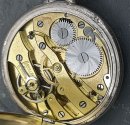 Silber Herren Taschenuhr  ca.1890 bis 1915 mit Blütenkranz