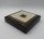 Aneroid Barometer - Holz Messing quadratisch Vintage Retro